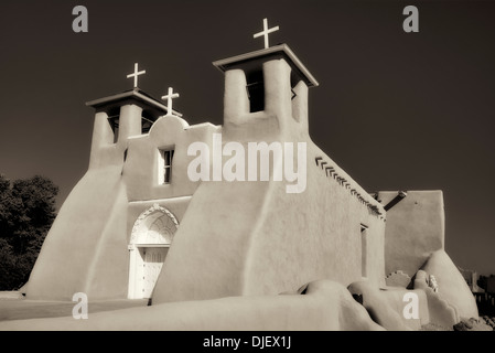 San Francisco de Asis Église catholique. Taos Nouveau Mexique Banque D'Images