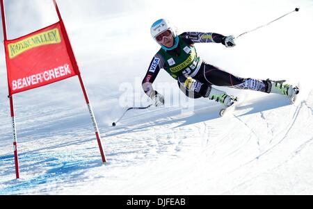 Beaver Creek, Colorado, USA. 26 nov., 2013. WC FIS womens ski Beaver Creek. Julia Mancuso (USA). Credit : Action Plus Sport/Alamy Live News Banque D'Images