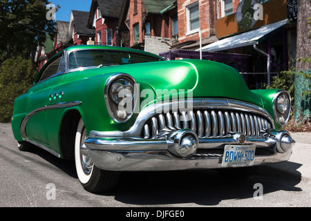 Impeccablement restauré 1953 vintage Buick Riviera coupé Super Série 50, Toronto, Canada Banque D'Images