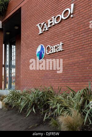 Santa Monica, Californie, USA. 27 nov., 2013. Street View de Yahoo ! Des bureaux à Santa Monica, en Californie. © Brian Cahn/ZUMAPRESS.com/Alamy Live News Banque D'Images