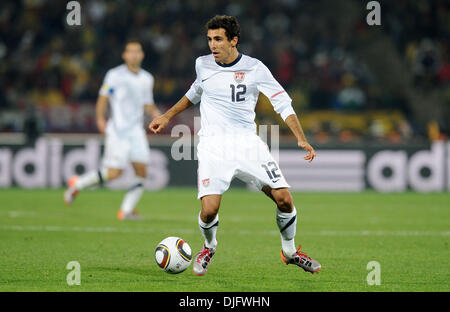 26 juin 2010 - Afrique du Sud, Rustenburg - Jonathan Bornstein de USA en action lors de la Coupe du Monde 2010 match de football entre les USA et le Ghana au Royal Bafokeng Stadium le 26 juin 2010 à Rustenburg, Afrique du Sud. (Crédit Image : © Luca Ghidoni/ZUMApress.com) Banque D'Images