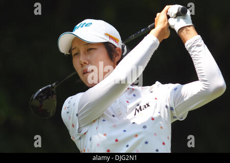 Le 04 juillet 2010 - Sylvania, Ohio, USA - 4 juillet 2010 : Song-Hee Kim, de la Corée du Sud, au cours de la ronde finale de jouer du Jamie Farr Owens Corning Classic présenté par Kroger aux Highland Meadows Golf Club à Sylvania (Ohio). Crédit obligatoire . : Scott W. Grau / Southcreek Global (Image Crédit : © Southcreek/ZUMApress.com) mondial Banque D'Images