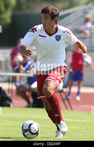 17 juillet 2010 - Oxnard, Californie, États-Unis d'Amérique - 17 juillet 2010 : Portsmouth FC's Marlon Pack en action pendant le match amical entre Portsmouth FC et Ventura Fusion à Oxnard College à Oxnard, Californie. Portsmouth FC a ensuite battu la fusion avec un score final de 2-1. Crédit obligatoire : Brandon Parry / Southcreek Global (Image Crédit : © Southcreek Global/ZUMA Banque D'Images