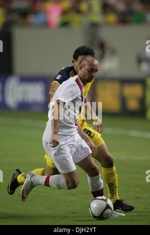 28 juillet 2010 - Atlanta, Géorgie, États-Unis d'Amérique - 28 juillet 2010 : Manchester City's Stephen Ireland. Manchester City défait Club America sur penalty dans le Aarons Défi Soccer International à Atlanta, Géorgie. Crédit obligatoire : Jeremy Brevard/Southcreek Global (Image Crédit : © Southcreek/ZUMApress.com) mondial Banque D'Images