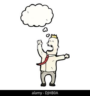 Retro cartoon avec texture. Isolé sur blanc. Illustration de Vecteur