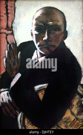 Self Portrait in Black 1944 Max BECKMANN (1884-1950) Allemand Allemagne Banque D'Images