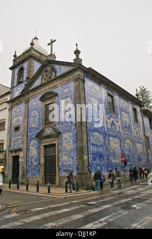 (Azulejo porcelan tile). Le Portugal. Banque D'Images