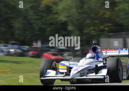 6 Août, 2010 ; la course Newman/Haas Graham Rahal pratiques pour la série IndyCar Honda Indy 200 au Mid-Ohio Sports Car Course à Lexington, Ohio. Les feuilles de Rahal serait top à la fin de la première pratique. (Crédit Image : © Vous Schneekloth/global/ZUMApress.com) Southcreek Banque D'Images