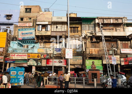 Maisons et boutiques dans le marché aux épices. Banque D'Images