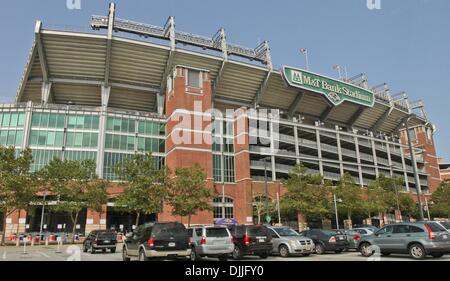 12 août 2010 - Baltimore, Maryland, États-Unis d'Amérique - Aug 12, 2010 : M & T Bank Stadium, domicile des Ravens de Baltimore. Les Ravens défait les Panthers 17-12 comme les équipes ont joué leur premier match pré-saison à M & T Bank Stadium à Baltimore, Maryland. (Crédit Image : © Global/ZUMApress.com) Southcreek Banque D'Images