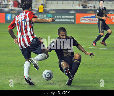 Sep 01, 2010 - Chester, Pennsylvanie, États-Unis - l'Union de Philadelphie a remporté un match amical contre le Mexique's Chivas de Guadalajara à l'équipe de soccer PPL Park, domicile de l'Union de Philadelphie. Le seul but de la victoire a été inscrit par J. McInerney de l'Union de Philadelphie. (Crédit Image : © Ricky Fitchett/ZUMApress.com) Banque D'Images