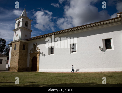 Église, Villa de Leyva, Colombie Banque D'Images