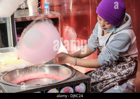 'NanLuoGu Xiang' Huton à Beijing, Chine Banque D'Images