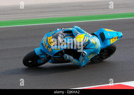 Septembre 07, 2010 - Misano Adriatico, Italie - Alvaro Bautista sur Rizla Suzuki (n°19) SPA au GP de San Marin à Misano Adriatico, Italie. (Crédit Image : © Andrea Ranalli/ZUMApress.com) Southcreek/mondial Banque D'Images