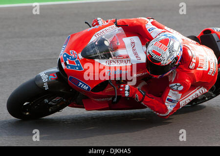 Septembre 07, 2010 - Misano Adriatico, Italie - Casey Stoner sur Ducati (AUS # 27) sur le GP de San Marin à Misano Adriatico, Italie. (Crédit Image : © Andrea Ranalli/ZUMApress.com) Southcreek/mondial Banque D'Images