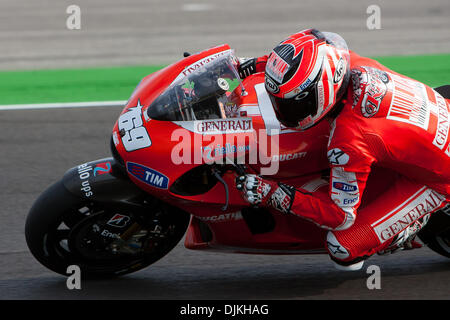 Septembre 07, 2010 - Misano Adriatico, Italie - Nicky Haiden sur Ducati (USA # 69) au GP de San Marin à Misano Adriatico, Italie. (Crédit Image : © Andrea Ranalli/ZUMApress.com) Southcreek/mondial Banque D'Images