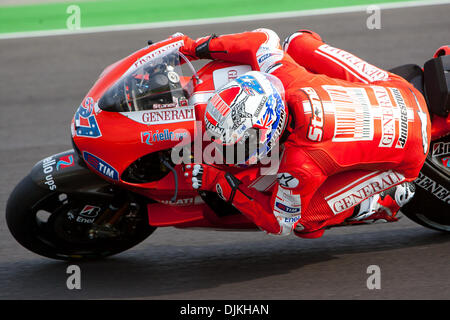 Septembre 07, 2010 - Misano Adriatico, Italie - Casey Stoner sur Ducati (AUS # 27) sur le GP de San Marin à Misano Adriatico, Italie. (Crédit Image : © Andrea Ranalli/ZUMApress.com) Southcreek/mondial Banque D'Images