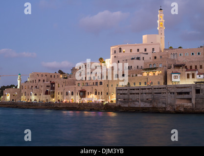 De belles photos de la soirée de Jaffa la mer. Israël Banque D'Images
