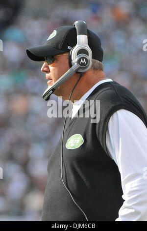 19 septembre 2010 - East Rutherford, New Jersey, United States of America - New York Jets l'entraîneur-chef Rex Ryan au New Meadowlands Stadium à East Rutherford dans le New Jersey. Le New England Patriots tomber au New York Jets 28-14 (crédit Image : © Brooks Van Arx/global/ZUMApress.com) Southcreek Banque D'Images