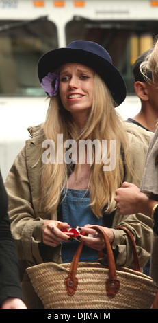 Alexandra et Theodora Richards (filles de Keith Richards) sont vus dehors et environ dans Manhattan Theodora est photographié Banque D'Images