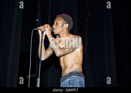 Tricky fonctionne à Indigo London UK - 27.04.12 Avec Tricky : où : London United Kingdom Quand : 27 Avr 2012 Banque D'Images