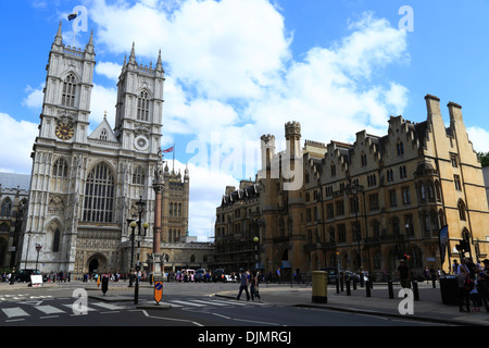 L'Abbaye de Westminster et le sanctuaire à Londres, Royaume-Uni Banque D'Images