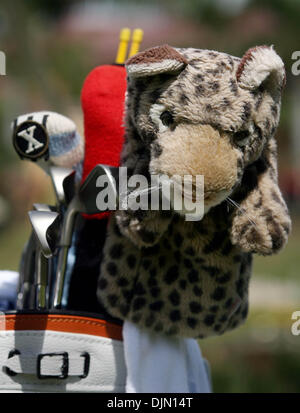 Mar 01, 2008 - Palm Beach Gardens, Floride, USA - Heath Slocum's bag. La troisième série de la Honda Classic 2008 Gold Pro-Am. (Crédit Image : © J. Gwendolynne Berry/Palm Beach Post/ZUMA Press) RESTRICTIONS : * DÉPART * Droits de tabloïds USA Banque D'Images