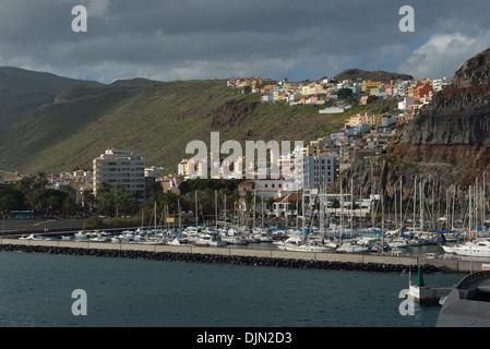 Port de plaisance San Sebastian Gomera Canaries Espagne Banque D'Images