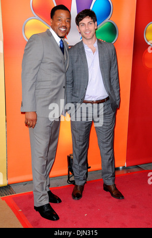 Russell Hornsby et David Giuntoli NBC 2012 Présentation Upfront au Radio City Hall des Arrivées - New York City USA 14.05.12 Banque D'Images