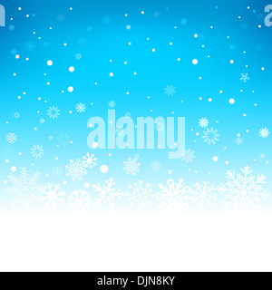 La neige blanche sur la douce lumière de fond de filet, l'hiver thème. Pas d'objets transparents Banque D'Images