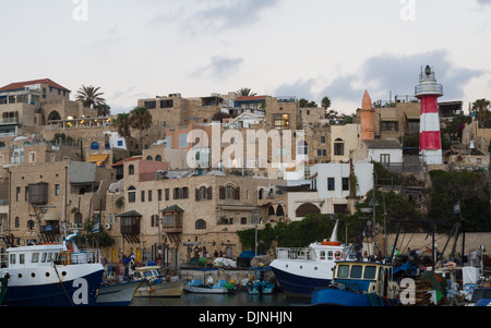 De belles photos de la soirée de Jaffa la mer. Israël Banque D'Images