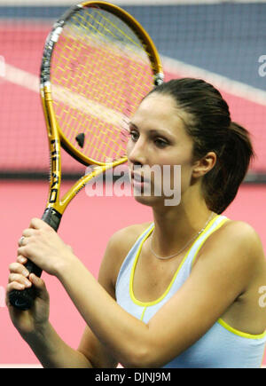 Apr 23, 2008 - Moscou, Russie - FICHIER : Tournoi de Tennis 2005 Coupe du Kremlin. La star du tennis russe ANASTASYA MYSKINA a annoncé qu'elle est enceinte de son premier enfant, attendu en mai. Elle a précédemment du joueur de hockey russe Konstantin Korneev, mais refuse de dire le nom du père. (Crédit Image : © PhotoXpress/ZUMA Press) RESTRICTIONS : * l'Amérique du Nord et du sud de l'homme seulement * Banque D'Images