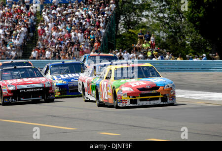 10 août 2008 : Kyle Busch remporte le Centurion Boats au Glen NASCAR Sprint Cup Race à Watkins Glen, New York. Photo par Alan Schwartz/Cal Sport Media (Image Crédit : Ã'Â© Cal Sport Media/ZUMA Press)(Image Crédit : © Alan Schwartz/Cal Sport Media) Banque D'Images