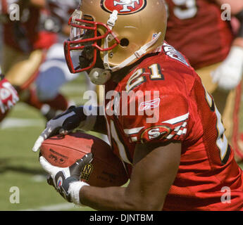 07 sept., 2008 - San Francisco, Californie, États-Unis - San Francisco 49ers vs Arizona Cardinals à Monster Park Dimanche, Septembre 07, 2008--San Francisco 49ers Frank Gore running back (crédit Image : © Al/ZUMApress.com) Golub Banque D'Images