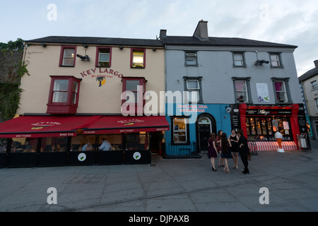 Key Largo restaurant et pub le Kilkenny Canal Square Banque D'Images