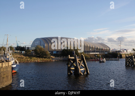 Le Dr qui éprouvent une attraction touristique dans la baie de Cardiff Banque D'Images