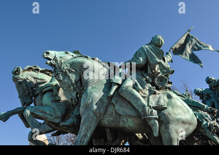 La guerre civile Statue Banque D'Images