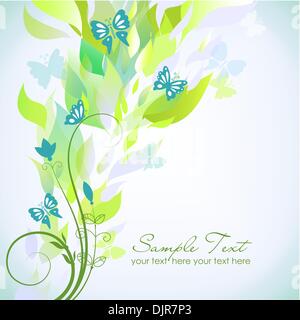 Floral background Illustration de Vecteur