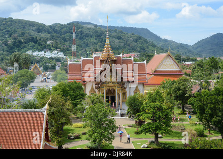 Wat Chalong Phuket en Thaïlande Banque D'Images