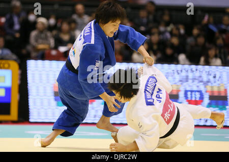 Tokyo Metropolitan Gymnasium, Tokyo, Japon. 29 nov., 2013. Nae Udaka (JPN), le 29 novembre 2013 - Judo : Grand Slam Tokyo 2013, Women's 57kg 1er tour au Tokyo Metropolitan Gymnasium, Tokyo, Japon. Credit : Yusuke Nakanishi/AFLO SPORT/Alamy Live News Banque D'Images