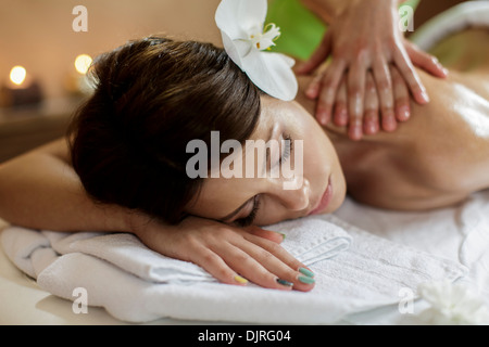 Massage Banque D'Images