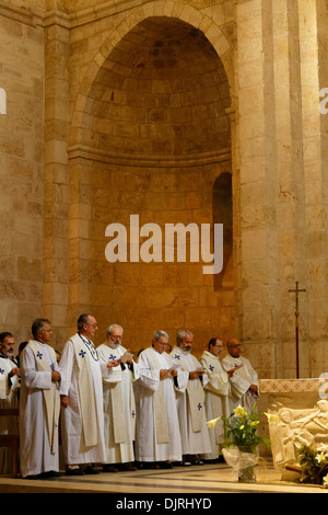 Fête de l'Immaculée Conception à l'église St Anne, Jérusalem Banque D'Images