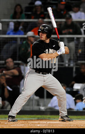 Wake Forest Demon diacres catcher Mike Murray..Le 15ème classé Miami Hurricanes défait Wake Forest Demon diacres 7-4 à Alex Rodriguez Park à Coral Gables, en Floride. (Crédit Image : © Ron Hurst/ZUMApress.com) Southcreek/mondial Banque D'Images