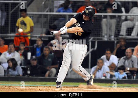 Wake Forest Demon diacres catcher Mike Murray..Le 15ème classé Miami Hurricanes défait Wake Forest Demon diacres 7-4 à Alex Rodriguez Park à Coral Gables, en Floride. (Crédit Image : © Ron Hurst/ZUMApress.com) Southcreek/mondial Banque D'Images
