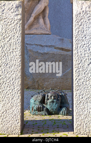 Monument contre la guerre et le fascisme, Vienne, Autriche, Europe Centrale Banque D'Images