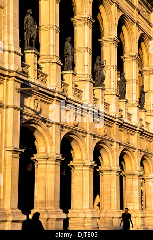 L'extérieur de l'Opéra de Vienne, Vienne, Autriche, Europe Centrale Banque D'Images