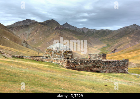 Tash Rabat (15e siècle), l'oblast de Naryn, Kirghizistan Banque D'Images