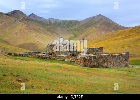 Tash Rabat (15e siècle), l'oblast de Naryn, Kirghizistan Banque D'Images