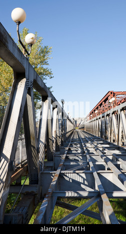 Vieux pont de Bratislava, Slovaquie Banque D'Images