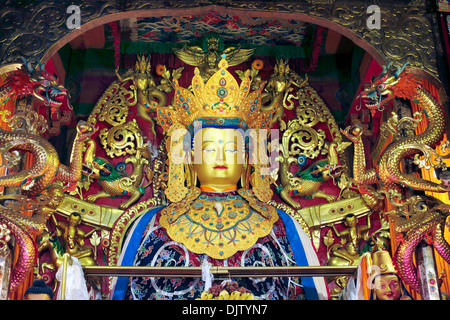 Utse temple, Monastère de Samye Samye (Gompa), Dranang, Préfecture de Shannan, Tibet, Chine Banque D'Images